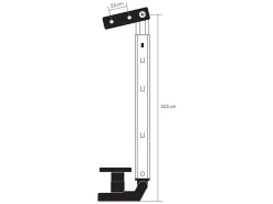 Obelink 22,5 cm Fensteraussteller Polyfix mit Klicksystem - Rechts