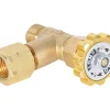Obelink 1/4" Linksgewinde 1-Wege-Hahn