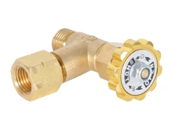 Obelink 1/4" Linksgewinde 1-Wege-Hahn