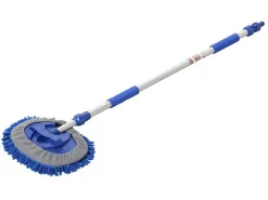 Obelink 165 teleskopische Mikrofaser-Waschbürste - Blau