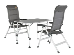 Obelink Abruzzo Superlight 100 und Corsa Grey Tisch mit Klappstühle