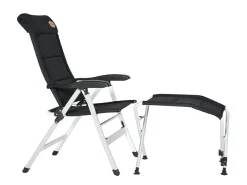 Obelink Corsa Klappstuhl mit Beinauflage - Black