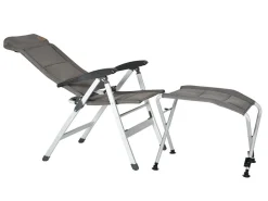 Obelink Corsa Klappstuhl mit Beinauflage - Grey