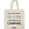 Obelink I don't need therapy Canvas Tasche