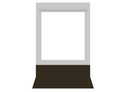 Obelink King Vorderwand mit Fenster 140