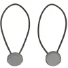 Obelink Set Gummischlaufen mit flachem Knopf - 14 cm