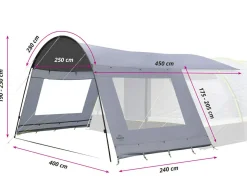 Obelink Soleil Plus Window CoolDark Zeltvordach