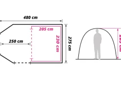 Obelink Summer 4 TC Easy Air Tunnelzelt