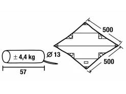 Obelink Tarp 3 500 x 500 cm