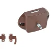 Obelink Toiletten Druckknopfverschluss mit Verriegelungshaken - Brown