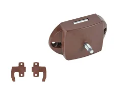 Obelink Toiletten Druckknopfverschluss mit Verriegelungshaken - Brown