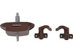 Obelink Toiletten Druckknopfverschluss mit Verriegelungshaken - Brown