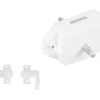 Obelink Toiletten Druckknopfverschluss mit Verriegelungshaken - White