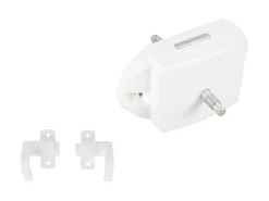 Obelink Toiletten Druckknopfverschluss mit Verriegelungshaken - White