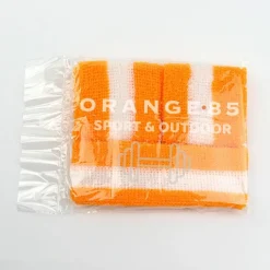 Orange85 Stripe Schweißband-Set - Orange