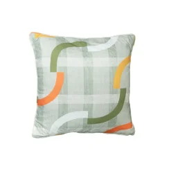 Orangefarbenes Dekokissen Madison Tess - 4er-Set