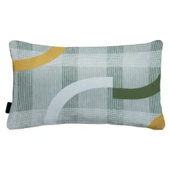 Orangefarbenes Dekokissen Madison Tess - 4er-Set