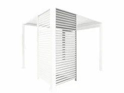 Orion 360 cm Seite lamellenwand - White