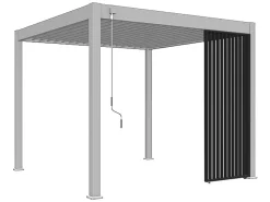 Orion 1 meter vertikal lamellenwand - Anthracite