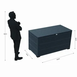 Orion Sit & Store 1050 liter Aluminium Aufbewahrungsbox