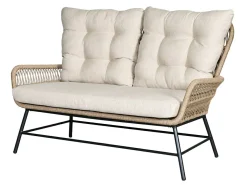 Outdoor Feelings Dalmas 2-Sitzer-Loungesofa – Sahara Dust Rope