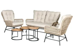 Outdoor Feelings Dalmas 2-Sitzer-Loungesofa – Sahara Dust Rope