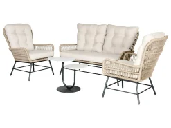 Outdoor Feelings Dalmas 2-Sitzer-Loungesofa – Sahara Dust Rope