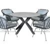 Outdoor Feelings Lekanto Edson 122 grey teak Diningset