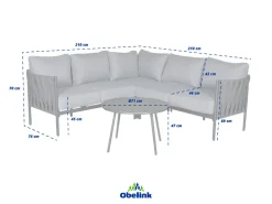 Outdoor Feelings Monte Carlo Eck-Loungeset