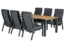 Outdoor Feelings Palais verstellbares dining Gartenset - Anthrazit