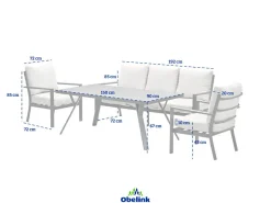 Outdoor Feelings Ramos desert sand Loungeset
