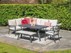 Outdoor Feelings Ramos Eck-Loungeset links – Desert Sand