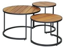 Outdoor Feelings Ryder Beistelltisch-Set - Anthrazit