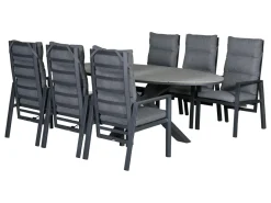 Outdoor Feelings Sala Edson 220 diningset - Grey Teak
