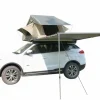 OutdoorU 200 cm Auto Markise inkl. Cover - Grau