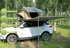 OutdoorU Auto Markise 250cm inkl. Cover - Khaki