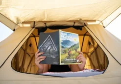 OutdoorU Expedition 4 Pers Dachzelt inkl. Leiter & Cover - Grau