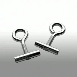 040parts 6 mm Kederstopper mit Ösenschraube - Set von 2