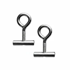 040parts 7mm Kederstopper mit Ösenschraube - Set von 2