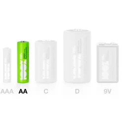 100%PeakPower Set von 12 AA Batterien