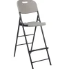 Perel hoher Klappstuhl - Weiß