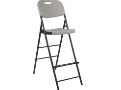 Perel hoher Klappstuhl - Weiß