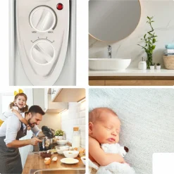 Perel - Ölradiator - 2500W - Weiß