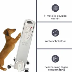 Perel - Ölradiator - 2500W - Weiß