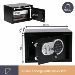 Perel BG90019 elektronischer Tresor