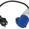 Perel ECEEC E/F CEE Adapterkabel - 40 cm