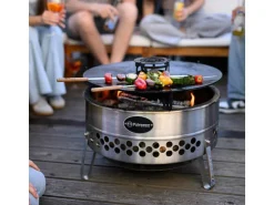 Petromax Pyron und Tyropit Grillplatte
