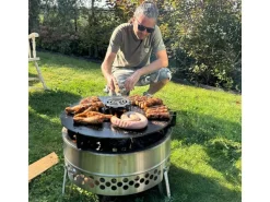 Petromax Pyron und Tyropit Grillplatte