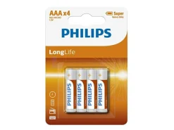 Philips LongLife AAA Batterien - 4er-Pack