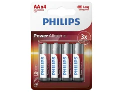 Philips Power Alkaline AA Batterien - 4 Stück